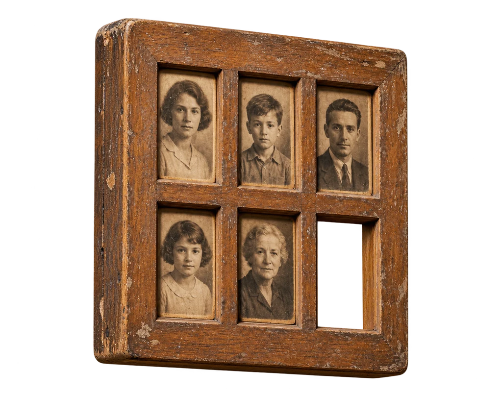 Le cadre à six cases