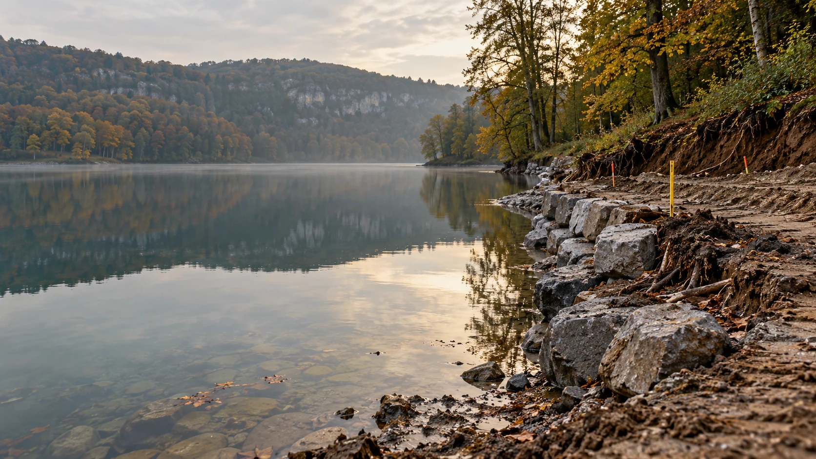Décor d’évocation de Ce que le lac garde