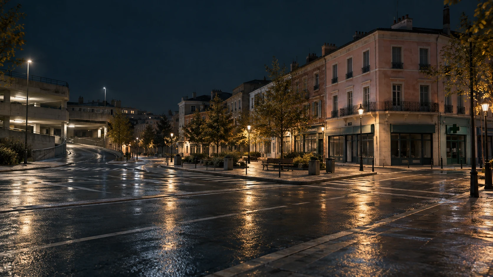 Décor d’évocation de DEMAIN, DANS UN AUTRE MONDE