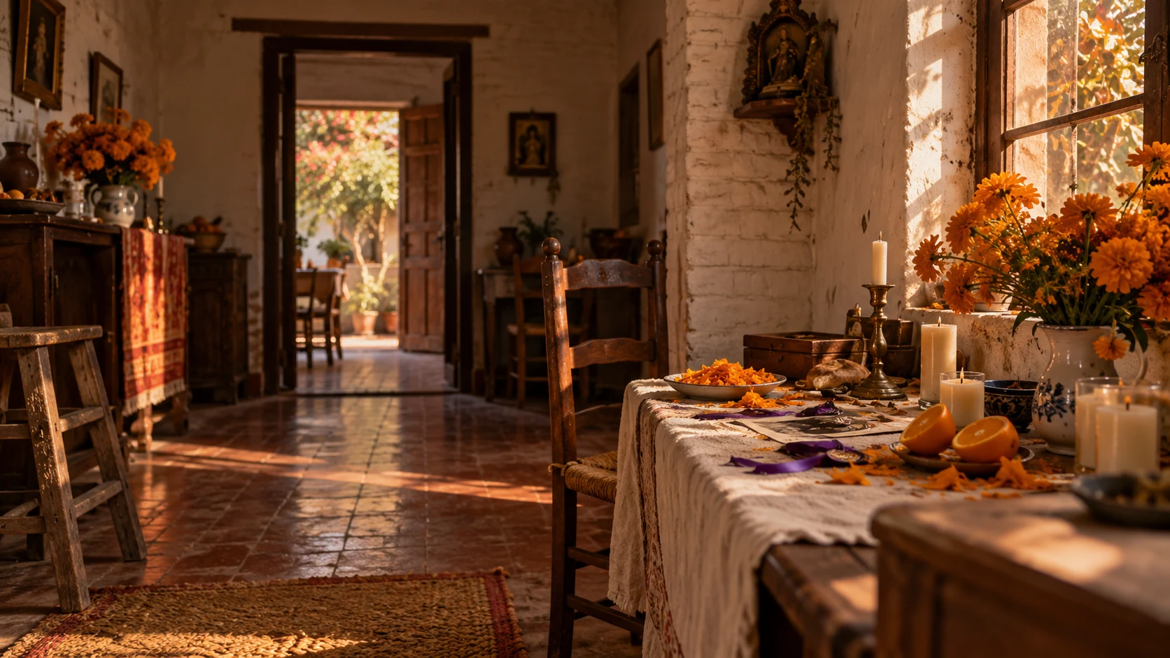 Décor d’évocation de Le village des deux mémoires