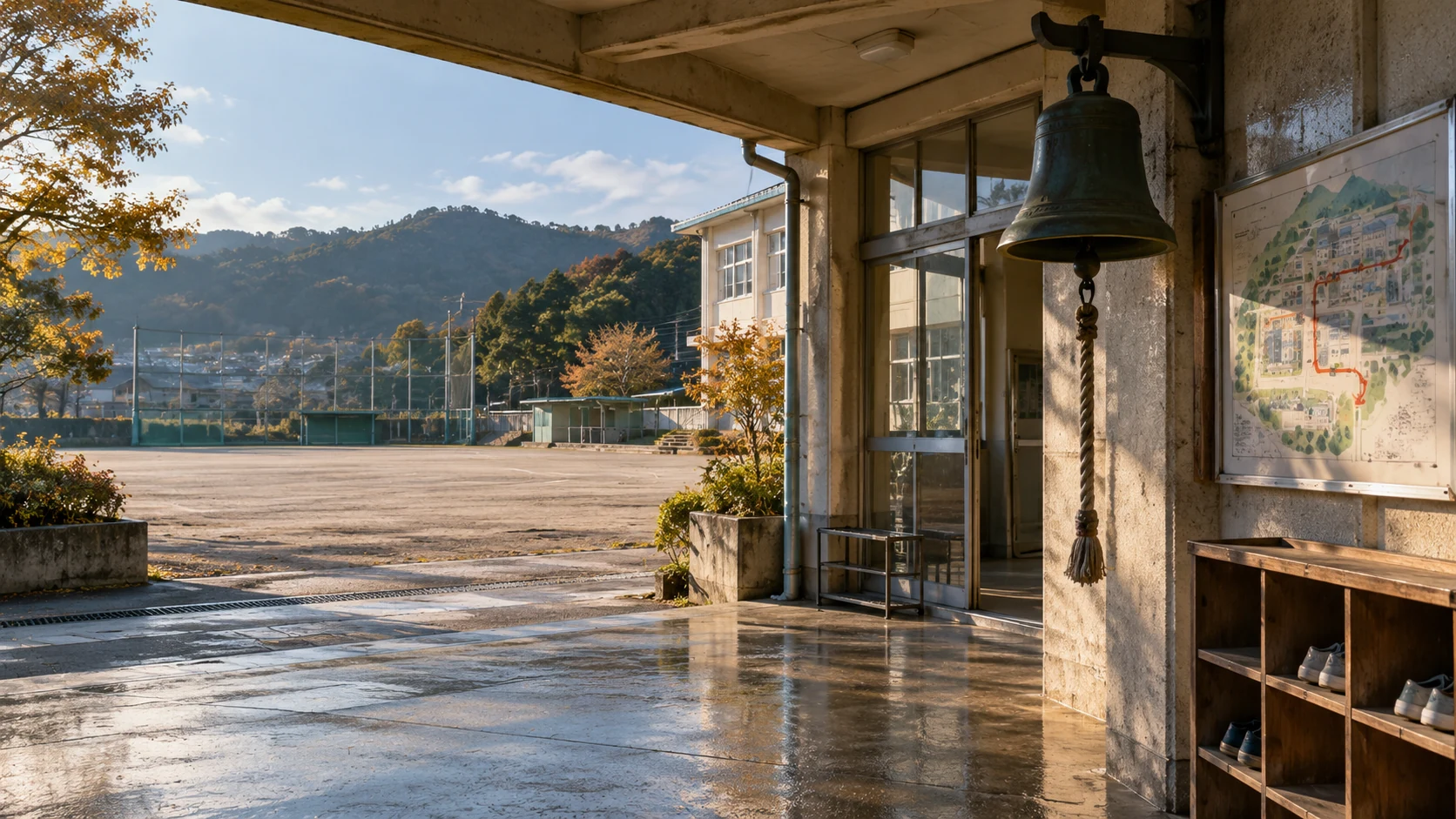 Décor d’évocation de LA VAGUE DE MARDI