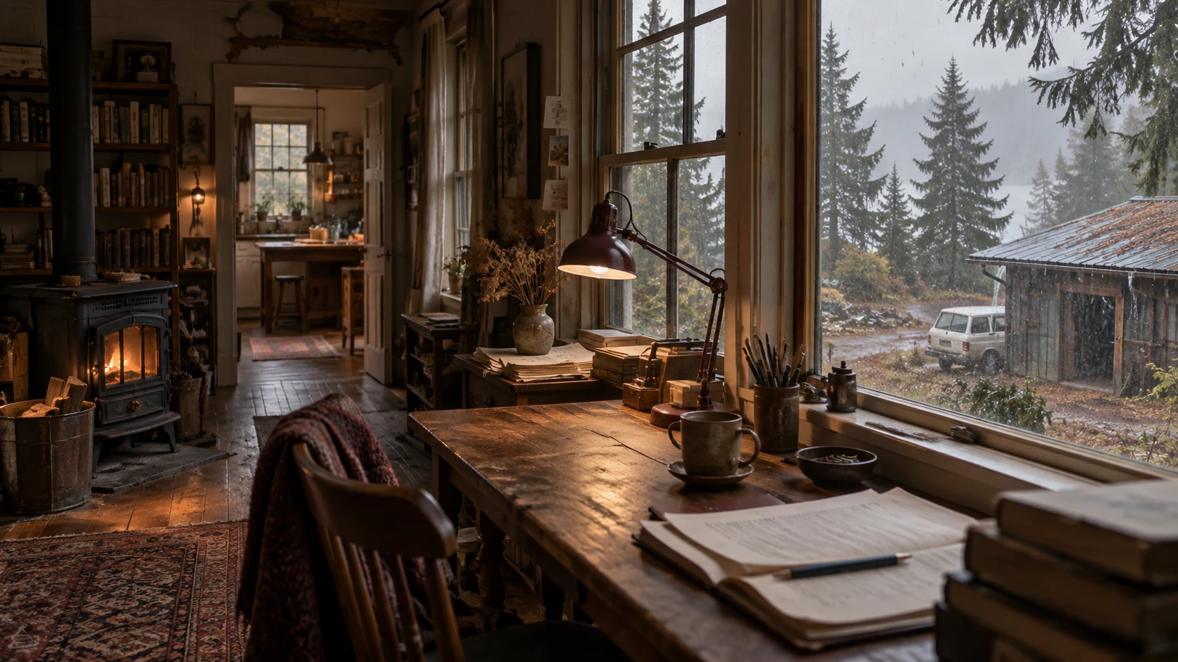 Décor d’évocation de LE LECTEUR N°1