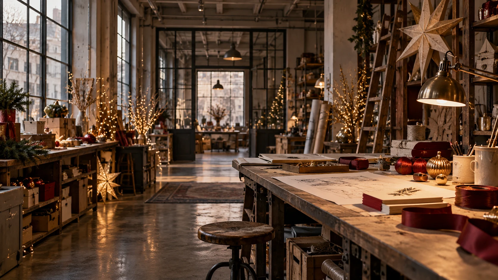 Décor d’évocation de TOUS LES NOËLS D'APRÈS