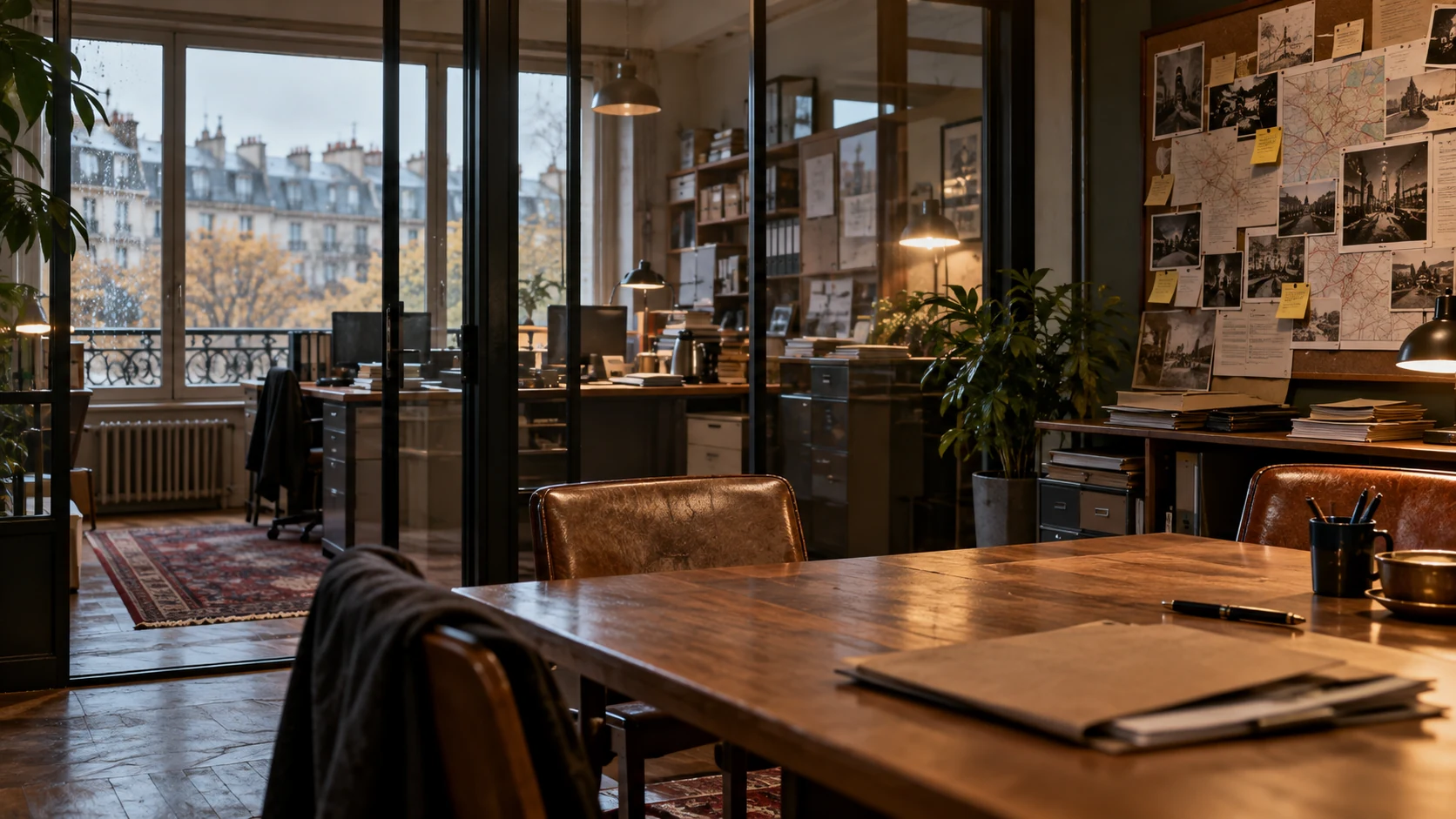 Décor d’évocation de La cliente du lundi