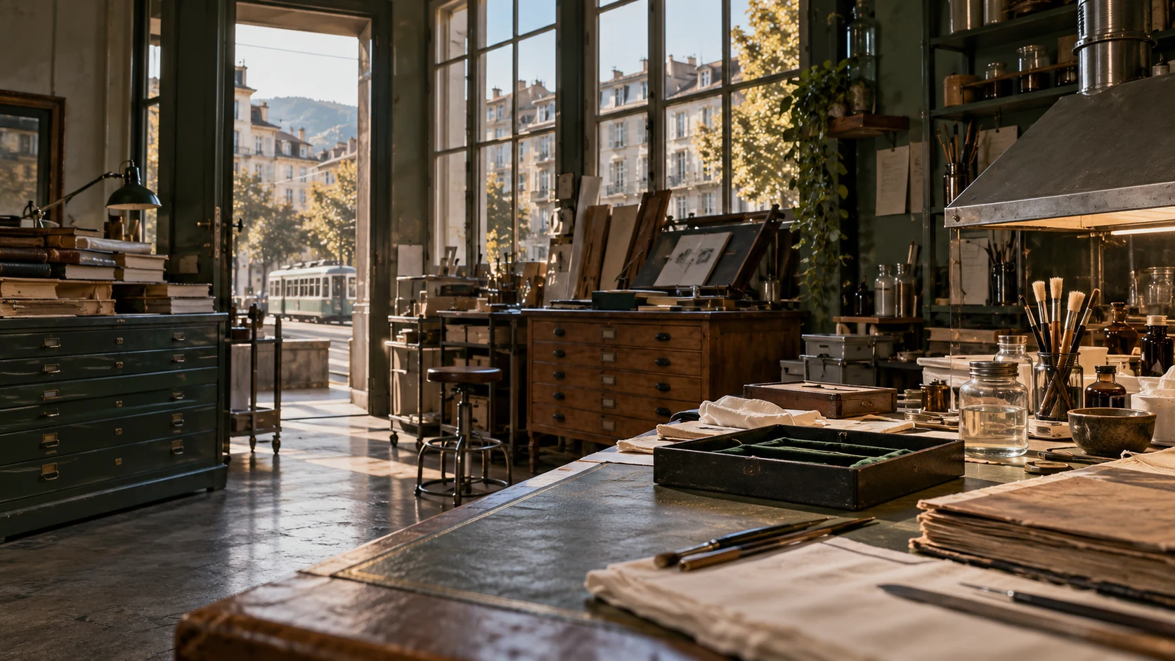 Évocation visuelle du lieu d’ouverture du roman