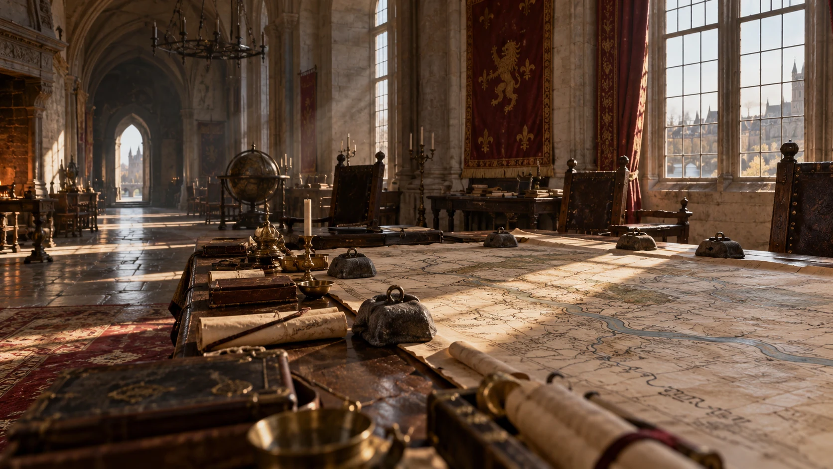 Décor d’évocation de LA REINE QUI SE SOUVENAIT